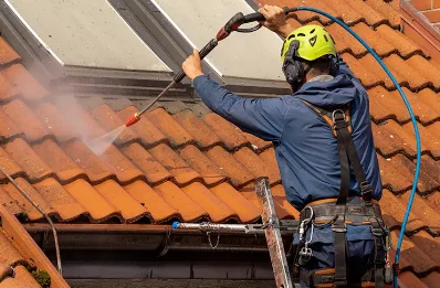 Démoussage et hydrofuge de toiture à Mormès